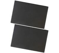 2Pcs Stone Sushi Plate Serving Board for Restaurant Presentation | Food Safe Coating, Chalk Label Surface, Rustic Farmhouse Style, Bar Service Use, Easy Storage