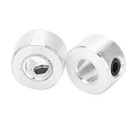 2Pcs Stop Collar Set Drill Bit Depth Shaft Limit Ring Positioner Locator M5 6mm Timely Safe Fixing in High Speed Great Torsion Capacity for Robotics Accessories