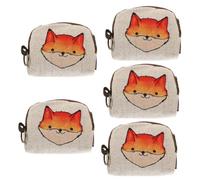 2pcs Storage Bag Keys Pouch Coin Bag Organizer Bags for Travel Child Headphones Pocket Cosmetic Bag Jewelry case Small Wallet for Women Girl Favor with Zipper Key case Cable Packet