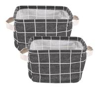 2pcs Storage Basket for PET Items, Linen Cloth Large Capacity