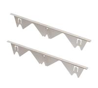 2PCS Stove Gap Covers Stainless Steel, Stove Gap Fillers Stove Counter Gap Cover Heat Resistant Stove Side Covers Retractable Length 13.8" to 27.6" Cooker Gap Strips for Kitchens Stoves (Silver)