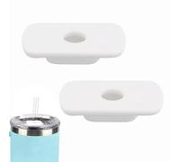 2pcs Straw Lid Attachment Compatible with YETI Rambler Stronghold Lid, Straw Cover Accessories for YETI Rambler 20oz 30oz Travel Mug