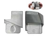 2pcs Stretch Belt Remover/Installer Tool Set Metal, Stretch Belt Mate Kit for Ribbed Drive Belts and Auxiliary Belts, Automotive Pulley Removal and Installation Tool for Car Engine Maintenance, Repair