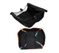 2pcs Stroller Mesh Storage Bag Oxford Cloth Universal Under Basket | Stroller Bottom Storage Bag, Storage Net for Daily Use and Long Trips, Practical Organizer for Stroller Random Color
