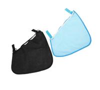 2pcs Stroller Side Storage Bag, Oxford Fabric Hanging Organizer | Side Sling Mesh Pocket, Adjustable Fasteners, Zippered Wide Mouth, Layered Storage for Outings