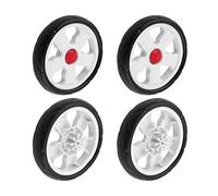 2Pcs Stroller Wheel, 170mm x 35mm Single Wheel, Plastic Wheel Replacement for Stroller and Pet Stroller (Color : 4-Pack, Size : 185mm Dia)
