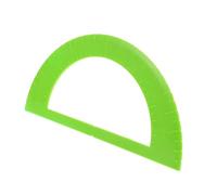 2pcs Student Plastic Protractor - Math Geometry Tool for Middle/High School Classroom