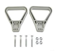 2PCS Style Handle for Forklift Connector 120A 175A 600V Quick Release for battery Terminal Red Gray(175A-Gray)