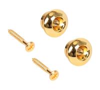 2pcs Stylish Bells Shape Strap Buttons Skidproof Strap Guitar Buckles Suitable For Various Skill Levels Silver Guitar Buttons
