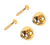 2pcs Stylish Bells Shape Strap Buttons Skidproof Strap Lock Guitar Buckles Suitable For Various Skill Levels Easyly Install Strap Buttons