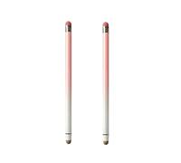 2Pcs Stylus Pen for Touchscreen,2-in-1 Stylus Pen for iPad, High Sensitivity & Precision Stylus Pencil Replacement for All Touch Screens for iPhone/ipad/Android/Tablets (Pink)
