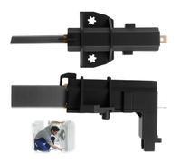 2PCS Suitable for Front-Loading Washing Machine Motor Carbon Brushes Motor Carbon Brush Compatible for Hoover Dynamic Next A127 AAA140 AB105001 AB110001 Candy Bosch Hotpoint Machine Replace fits Black