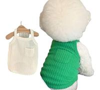 2PCS Summer Dog t Shirt Soft Breathable Pet Vest for Small Medium Puppy Lightweight
