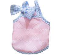 2PCS Summer Dog Vest Large Bow Decoration Pet Shirt Soft Breathable Puppy Clothes for Small Medium
