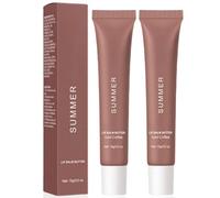 2PCS Summer Lip Butter Balm,Friday Conditioning Lip Mask and Lip Balm,Friday Tinted Lip Balm SPF,Plumping Lip Balm,Instant Shine and Hydration,Conditioning Lip Mask,Lip Care Moisturizer#Iced Coffee