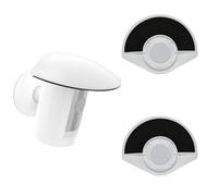 2PCS Sun Rain Shade Camera Cover Compatible with Ring Outdoor Cam Plus, Rain Shade Cover, Camera Shield for Resistant UV, Weatherproof, Easy to Install (White)
