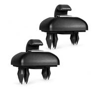 2pcs Sun Visor Clip Holder Hook for Audi A1 A3 A4 A5 Q3 Q5 TT Black 8U08575624PK