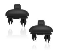 2PCS Sun Visor Clip Hook, Auto Sun Visor Hook Bracket Hanger, Sun Visor Clips Replacement Compatible with Audi A1 A3 A4 A5 Q3 Q5 A7 B6 B7 B8 S4 S5, OEM #8U0857562A, 8E0857562 (Black)
