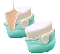 2pcs Sunscreen Applicator for Kids Sunscreen Lotion Applicator Set with Protective Cap Fast Brush Liquid Cream Powder Easy to Apply For Kids and Babies..