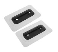 2pcs Surfboard Center Fin Base for Paddleboard Fin Slot 9 Inch White | PVC 29.50x16.50x1.50cm, Secure Attachment and Quick Fin Exchange for Lake Training