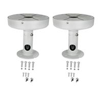 2PCS Surveillance Camera Wall Mount Bracket, Aluminum Alloy Universal Wall Mount Bracket For Dome Camera, Indoor And Outdoor Home Use (G)