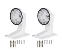 2PCS Surveillance Camera Wall Mount Bracket, Aluminum Alloy Universal Wall Mount Bracket For Dome Camera, Indoor And Outdoor Home Use (F)