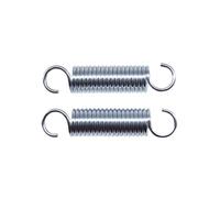 2Pcs SUS304 Stainless Steel Dual S Hook Extension Tension Springs 1.2mm Wire Diameter Helical Pullback Coil(30mm (2Pcs),12mm-1.2mm)