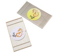 2pcs Sushi Making Cold Dish Screen Decor Wooden Small Screen Ornament Sturdy Not Easy to Break for Places You Want to Decorate