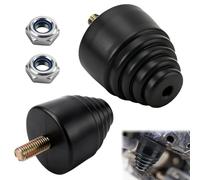 2PCS Suspension Bump Stop,Rubber Rear Suspension Shock Absorbers for Shock Absption and Cushioning,Bump Stops Kit with Nuts,All-Purpose Bump Stopper for Cars Trucks Vans Off-Road Vehiclesor