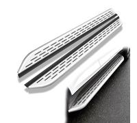 2pcs SUV Truck Side Step fit for Jaguar E-PACE 2017-2026 NerfBar Running Board Aluminium Pedal Accessories Silver(with Brackets)