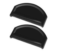 2PCS Sweater Comb Lint Remover Clothes Fuzz Cleaning Tool De-Pilling Knitwear Comb Cashmere Pill Remover for Clothing Care 7.5x4.2x0.6cm Black