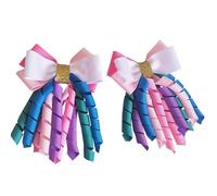 2pcs Sweet Bowknot Babies Hairpins Toddler Everyday Hair Bows Fashion Hair Clip Fashion Hair Accessories