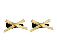 2pcs Sweet Hair Clip Ribbon Bowknot Shape Duckbills Hair Clip For Ponytail Hairpins For Teens Child