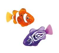 2PCS Swimming Fish, Robot Fish, Lifelike Interactive Pet Toys, Waterproof, The Fun of Giving Children or Cats Bathing Time, Swimming Pool Games and Sensory Development.