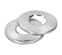 2Pcs Swimming Pool Ladder Plate - Stainless Steel Escutcheons Plates Pool Ladder Escutcheon Cover Plate Handrail Pool Ladders Covers Replacement for 4.2cm Ladder Pipe