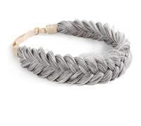 2PCS Synthetic Hair Braided Headband Classic Wide Strands Wedding Disorderly Fluffy Braids Wig Band Women Beauty Accessory (GYU-A29)