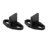 2Pcs T Shape Floor Guide, Plastic Adjustable Sliding Barn Door Bottom Floor Guide Door Hardware Replacement with Fixing Screws