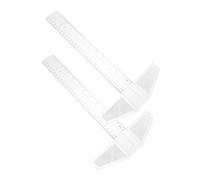 2pcs T-shaped Ruler 13.8 Inch Precision Drafting Tool