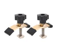 2PCS T Track Hold Down Clamps, Aluminum Alloy Press Plate Clamp for CNC Router and Engraving Machine, 45mm Clamping Thickness with Protective Sleeves for Woodworking