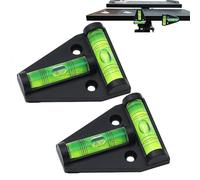2PCS T Type Spirit Level,Bubble Leveling Device,Bubble Leveling Device Small Cross Check Spirit,Mini Spirit Level,Motorhome Gadgets Levellers,Caravan Leveller Device,Mini Level,Caravan Essentials