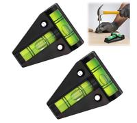2pcs T Type Spirit Level,Bubble Leveling Device,Caravan Leveller Devices,Mini Spirit Level,Small Bubble Level for Caravan,Campervan & Home,Essential Level Indicator Gadget(Compact, Accurate)