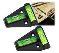 2PCS T Type Spirit Level,Mini Level Spirit for Caravan,Bubble Leveling Device,2 Way Spirit Leve/l Magnetic,RV T Leve/l,Cross Check Spirit Bubble Level,Caravan Spirit Level,Motorhome Gadgets Levellers