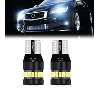 2PCS T10 W5W LED Bulbs 6500K White CANBUS 160LM 12V 501 Dome Plate Light