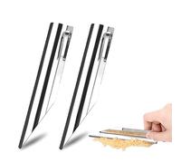 2pcs Table Crumb Sweeper,Crumb Sweeper for Tablecloth,Stainless Steel Crumber Tool Crumbers for Servers Waiters and Waitresses