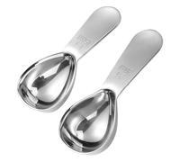2Pcs Tablespoon Measuring Spoon, 15ml 30ml Tbsp Coffee Measuring Spoon, Stainless Steel Coffee Scoop with Short Handle, Table Spoon Scoop for Powder Tea Ground Sugar Flour