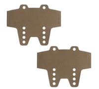 2PCS Tactical Lightweight Belt Gun Holster Adapter, Hunting Modular Holster Adapter Mounting Panel, Battle Belt Holsters System Gear