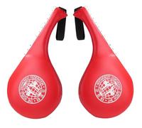 2pcs Taekwondo Kick Pads Kicking Boxing Punching Bag Mat Sandbag PU Leather Training Equipment Practise Target Muay Thai Foot Sponge