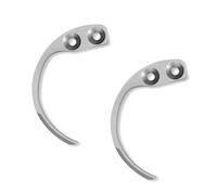 2Pcs Tag Remover Package Content,Portable Hard Steel Hook Tool,Security Tag Remover Magnet Premium Material The Hard Tag Hook Tool Suitable for EAS Remover Clothing Shoe Label Pin Hard Label