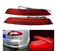 2Pcs Tail Light Rear Bumper Reflector Light Stop Brake Driving Light Fog Lamp 12V for Ford Mondeo 2008-2010