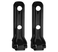 2pcs Tailgate Hinge Decorative Cover Black Abs Trim